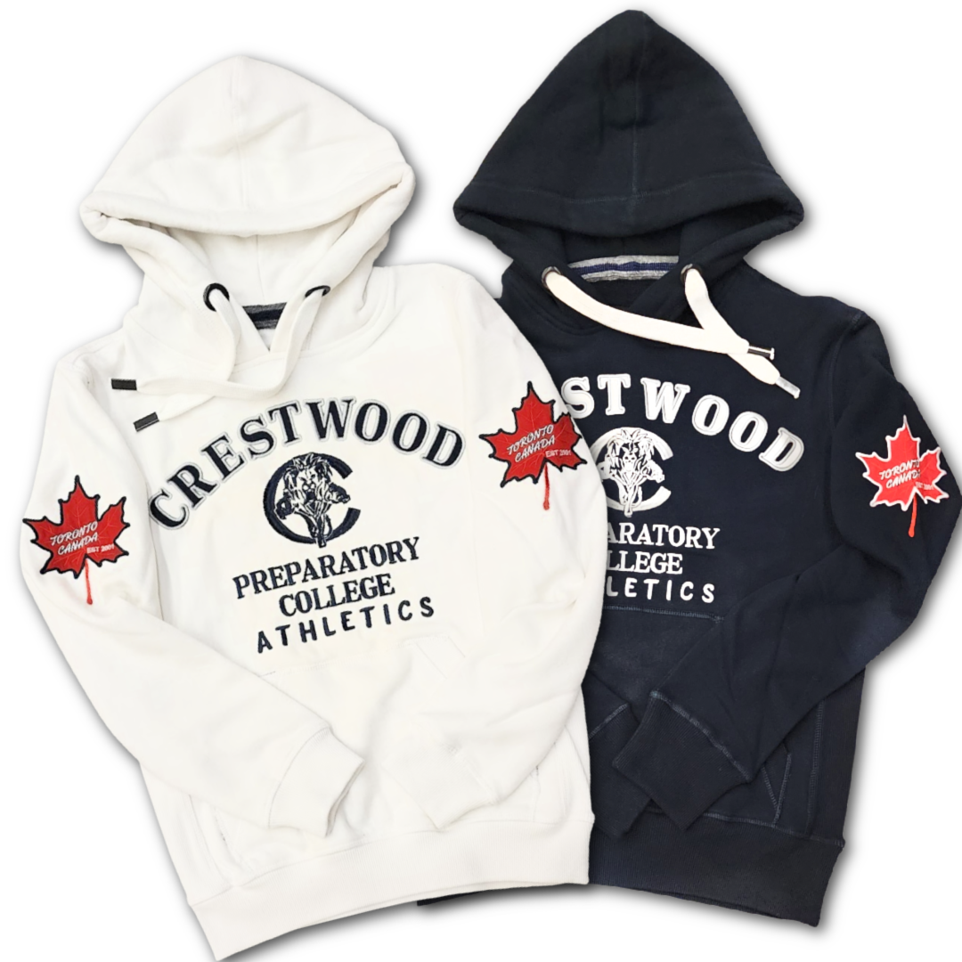 Paragon Blu School Uniforms, Toronto, Canada, Crestwood Prep Spirit Hoodies